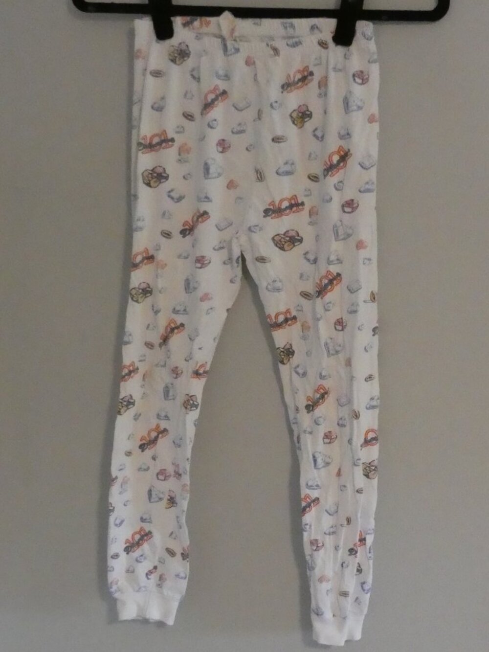 Vintage 90s 101 Dalmations Pajama Bottoms - size 10 *NOTE: hole between legs